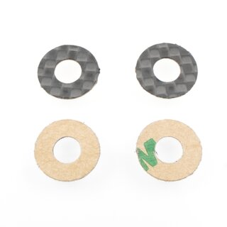 Revolution Design Ultra 1/10 Offroad & 1/12 Onroad Carbon Fiber Body Washers (4pcs | for 5mm Posts)