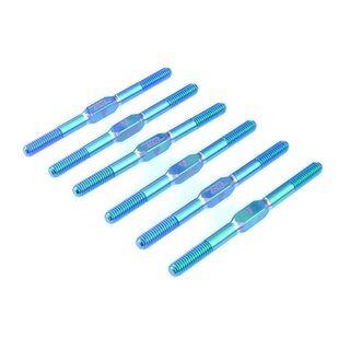 Revolution Design B7 Ultra Titanium Turnbuckle Set (blue | 3.5x48mm | 6pcs)