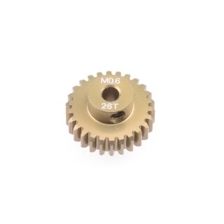 RUDDOG 26T Modul 0.6 Aluminium Pinion