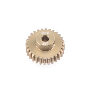 RUDDOG 28T Modul 0.6 Aluminium Pinion
