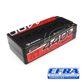 RUDDOG Racing ProStock 4400mAh 150C/75C 7.4V Short Stick Pack LiPo Battery