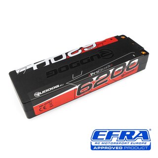 RUDDOG Racing ProStock 6200mAh 150C/75C 7.4V LCG Stick Pack LiPo Battery