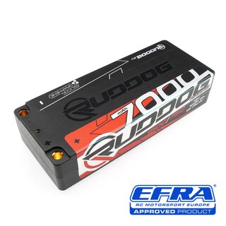 RUDDOG Racing 7000mAh 150C/75C 7.6V 113mm Mid Short Stick...