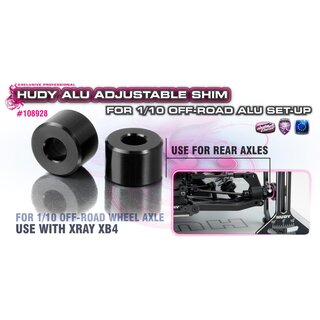 Alu Adj. Shim fr Off-Road Alu Set up - XB4 (2)