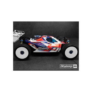 Bittydesign Vision Team Associated RC8B4 | RC8B3 Body Clear (precut)
