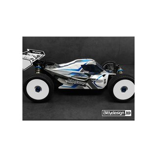 Bittydesign Vision Team Associated RC8B3.2e / RC8B3.1e Body Clear (precut)