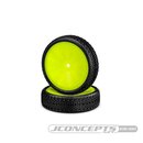 Fuzz Bite LP Slim 2.2 Reifen vorne pink auf Felgen gelb...