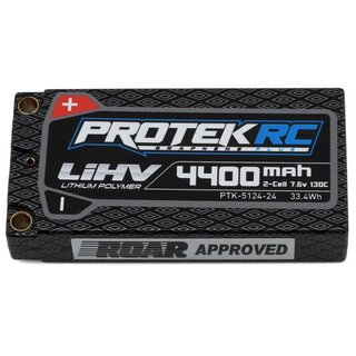 2S 130C Low IR Si-Graphene HV ULCG Shorty LiPo Batterie ProTek RC (7.6V, 4400mAh, 92.6x46.9x18.3mm, 154g)