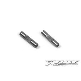 Xray  305394 ECS DRIVE SHAFT PIN 2 x 9 WITH FLAT SPOT (2)