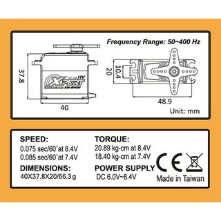 Xpert SN5401HV Xpert rt Servo High-Voltage Standard SN5401-HV