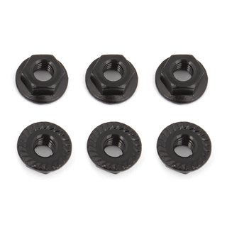 Team Associated 91738 Nuts, M4 Serrated Nuts