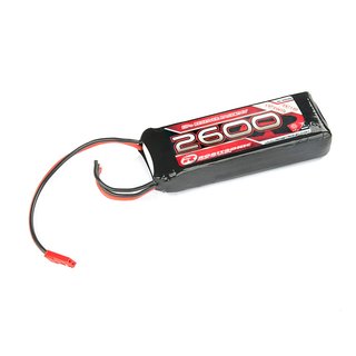 LiPo Empfngerakku 2600mAh 2S Straight (EH)