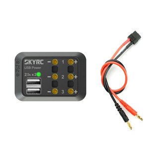 SkyRC SK600114-01 Verteilerbox mit Bananenstecker