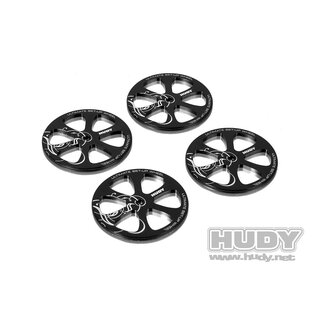 Set up Wheels fr 1:10 Tourenwagen Setup-System RUBBER