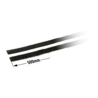 Klettband mit doppelseitigem Klebeband 8x500mm