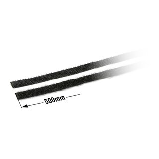 Klettband mit doppelseitigem Klebeband 8x500mm