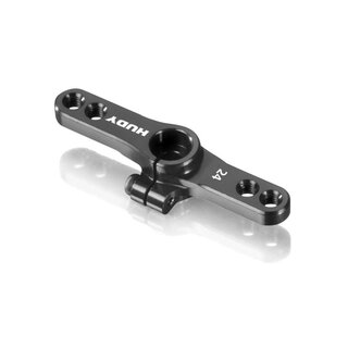 ALU CLAMP THROTTLE SERVO HORN HITEC OFFSET 2-HOLE 24T