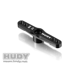 ALU THROTTLE SERVO HORN - HITEC - 2-HOLE - 24T