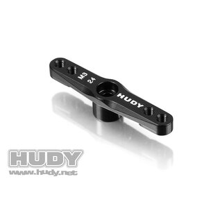 ALU THROTTLE SERVO HORN - HITEC - 2-HOLE - 24T