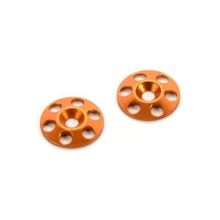 Alu Heckspoiler Scheiben - Orange (2)