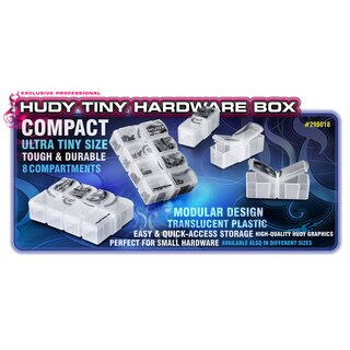 Hardware Box - Kleinteilekiste schmal - 8 Fcher