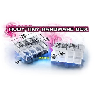 Hardware Box - Kleinteilekiste schmal - 8 Fcher