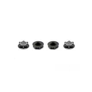 Arrowmax 030005G Alu 1/8th Wheel Nuts Closed End / Lightweight (Gray) (4)