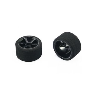 Arrowmax 040615 1/12 FoTyre Rim Front 37 Shore Carbon (2) Italy