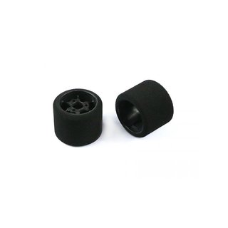 Arrowmax 040711 1/12 FoTyre Rim Rear 25 Shore Carbon (2) Italy