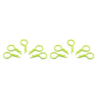 Arrowmax 103111 big body clip 1/10 - fluorescent yellow  (10)