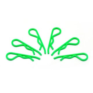 Arrowmax 103119 body clip 1/8 - fluorescent green  (6)
