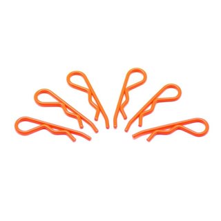 Arrowmax 103120 body clip 1/8 - fluorescent red  (6)