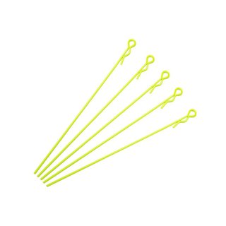 Arrowmax 103127 extra long body clip 1/10 - fluorescent yellow (5)