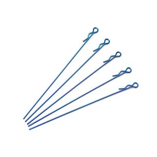 Arrowmax 103132 extra long body clip 1/10 - metallic blue (5)