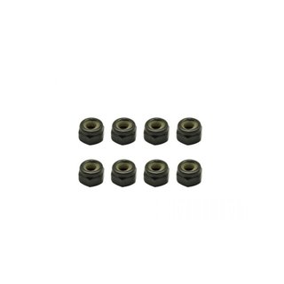 Arrowmax 13LN0040 Nylon Lock Nuts M4 (8)