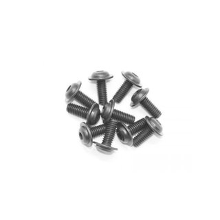 Arrowmax 13RH4010F Screw allen roundhead flanged M4x10 (10)