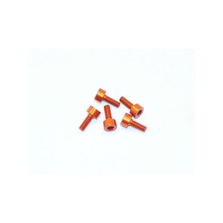 Arrowmax 14CH2206O Alu Screw allen cilinder head M2.2x6 Orange (7075) (5)