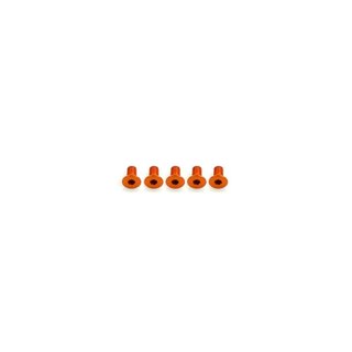 Arrowmax 14CS3006O Alu Screw allen countersunk M3x6 Orange (7075) (5)