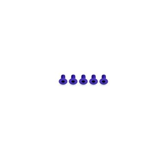 Arrowmax 14CS3006P Alu Screw allen countersunk M3x6 Purple (7075) (5)