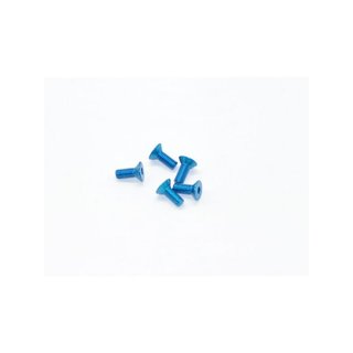 Arrowmax 14CS3008B Alu Screw allen countersunk M3x8 Blue (7075) (5)