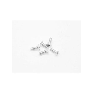 Arrowmax 14CS3010S Alu Screw allen countersunk M3x10 Silver (7075) (5)