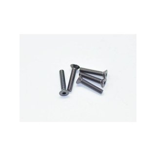 Arrowmax 14CS3016G Alu Screw allen countersunk M3x16 Gray (7075) (5)
