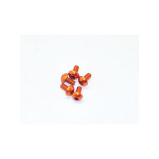 Arrowmax 14RH2004O Alu Screw allen roundhead M2x4 Orange (7075) (5)