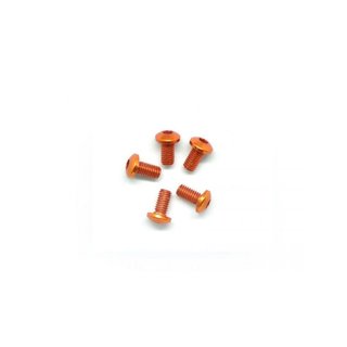 Arrowmax 14RH3006O Alu Screw allen roundhead M3x6 Orange (7075) (5)