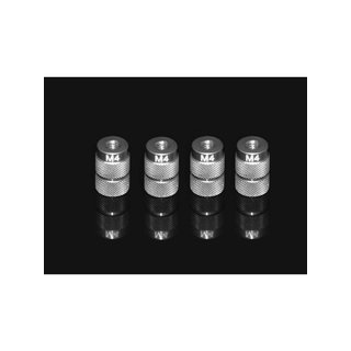 Arrowmax 170048 4mm Alu Nut For 1/10 Set-Up System (4)