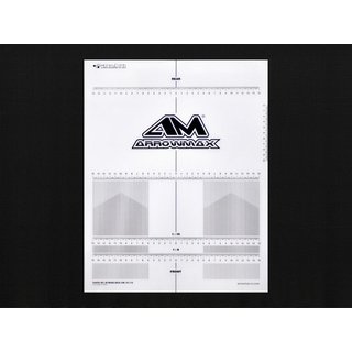 Arrowmax 170073 Plastic Set-up Board Decal for 1/8, 1/10