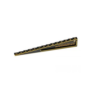 Arrowmax 171011 Chassis Ride Height Gauge Stepped 2mm to 15mm Black Golden
