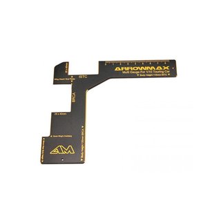 Arrowmax 171035 Regulation Gauge For 1/10 Electric Touring Cars Black Golden