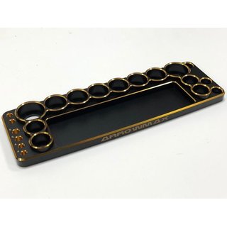 Arrowmax 174001 Tools Base For 1/10 Cars Black Golden