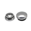Arrowmax 199008 18MM & 22MM ALUMINUM END CAP - SILVER (2)